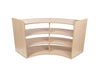 TW Nursery Solway Curved Shelf & Arch Set TW Nursery Solway Low Curved Shelf | Nursery Furniture | www.ee-supplies.co.uk