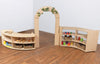 TW Nursery Solway Curved Shelf & Arch Set TW Nursery Solway Low Curved Shelf | Nursery Furniture | www.ee-supplies.co.uk