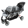 Familidoo Value Lightweight Multi Seat Stroller - 3 Seater Pushchair With Free Rain Cover Value Familidoo 3 seater Heavy Duty Stroller | Familidoo Pushchair | www.ee-supplies.co.uk