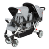 Familidoo Value Lightweight Multi Seat Stroller - 3 Seater Pushchair With Free Rain Cover Value Familidoo 3 seater Heavy Duty Stroller | Familidoo Pushchair | www.ee-supplies.co.uk