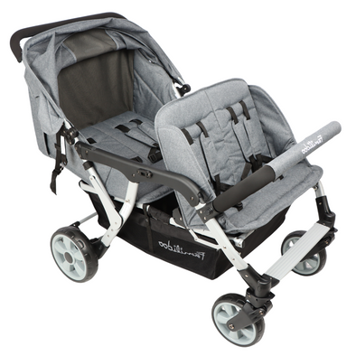 Familidoo Value Lightweight Multi Seat Stroller - 4 Seater Pushchair With Free Rain Cover Value Familidoo 4 seater Heavy Duty Stroller | Familidoo Pushchair | www.ee-supplies.co.uk