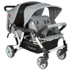 Familidoo Value Lightweight Multi Seat Stroller - 4 Seater Pushchair With Free Rain Cover Value Familidoo 4 seater Heavy Duty Stroller | Familidoo Pushchair | www.ee-supplies.co.uk