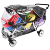Familidoo 6 Seater Pushchair & Free Rain Cover - Lightweight Folding Multi Seat Stroller Value Familidoo 6 seater Heavy Duty Stroller | Familidoo Pushchair | www.ee-supplies.co.uk
