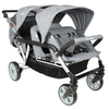 Familidoo 6 Seater Pushchair & Free Rain Cover - Lightweight Folding Multi Seat Stroller Value Familidoo 6 seater Heavy Duty Stroller | Familidoo Pushchair | www.ee-supplies.co.uk