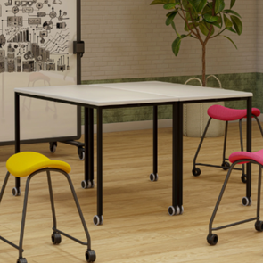 Titan Mobile Rectangular Table Titan Arc High Chair | ee-supplies.co.uk
