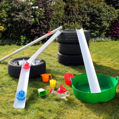 Water Channels Pallet Upcycled Tyres Pack Of 13 Educational Equipment Supplies