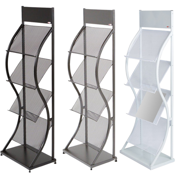 Wave Wider Freestanding Leaflet Dispenser Wave Wider Freestanding Leaflet Dispenser | www.ee-supplies.co.uk