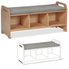 Playscapes Welcome Storage Bench - Large + Baskets Welcome Cloakroom Bench | Cloakroom Storage | www.ee-supplies.co.uk