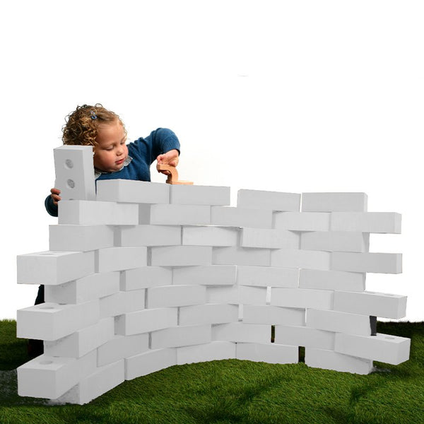 White Foam Bricks – 25 Pack