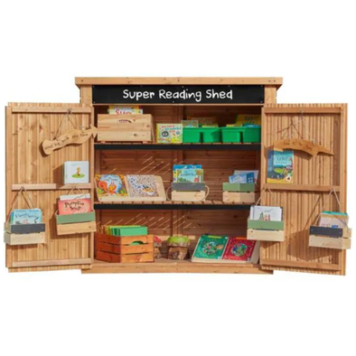 Wide Curriculum Reading Shed Wide Curriculum Shed - Reading | www.ee-supplies.co.uk