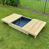 Large Wooden Sandpit with Sliding Lid Large Wooden Sandpit with Sliding Lid | www.ee-supplies.co.uk