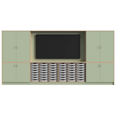 OneStore Teaching Wall 1.3 - W4000mm OneStore Teaching Wall 1.3 - W4000mm | Storage | www.ee-supplies.co.uk