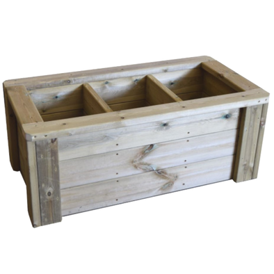 Wooden 3 Bed Planter Wooden 2 Bed Planter | www.ee-supplies.co.uk