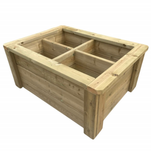 Wooden 4 Bed Planter Wooden 4 Bed Planter | www.ee-supplies.co.uk