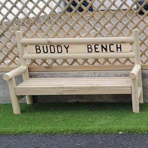 Wooden Buddy Bench 990 × 340 × 610mm Wooden Buddy Bench 990 × 340 × 610mm | Outdoor Seating | www.ee-supplies.co.uk