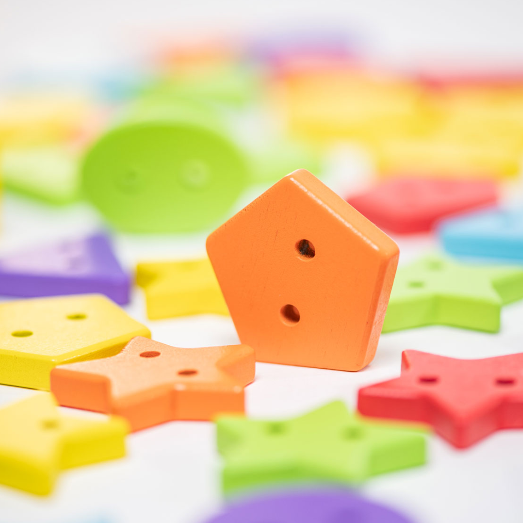 Wooden Buttons x 72 | Educational Equipment Supplies