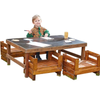 Wooden H Crates - Set of 4 Wooden H Crates - Set of 4 | www.ee-supplies.co.uk