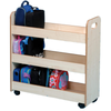 Wooden Lunchbox Trolley - Maple Wooden Lunchbox Trolley | Lunch Box Trolleys | www.ee-supplies.co.uk