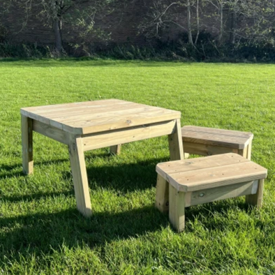 Wooden Mini Table & Benches Wooden Mini Table & Benches | Great Outdoors | www.ee-supplies.co.uk