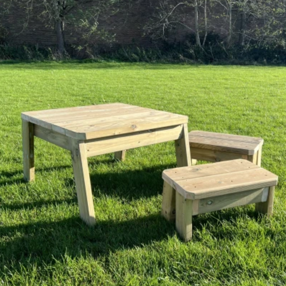 Wooden Mini Table & Benches Wooden Mini Table & Benches | Great Outdoors | www.ee-supplies.co.uk