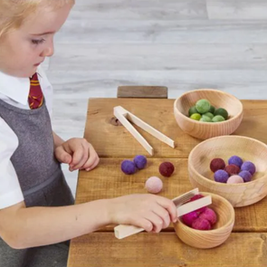 Wooden Nesting Bowls - Set of 3 Wooden Nesting Bowls - Set of 3 | Wooden Puzzles | www.ee-supplies.co.uk