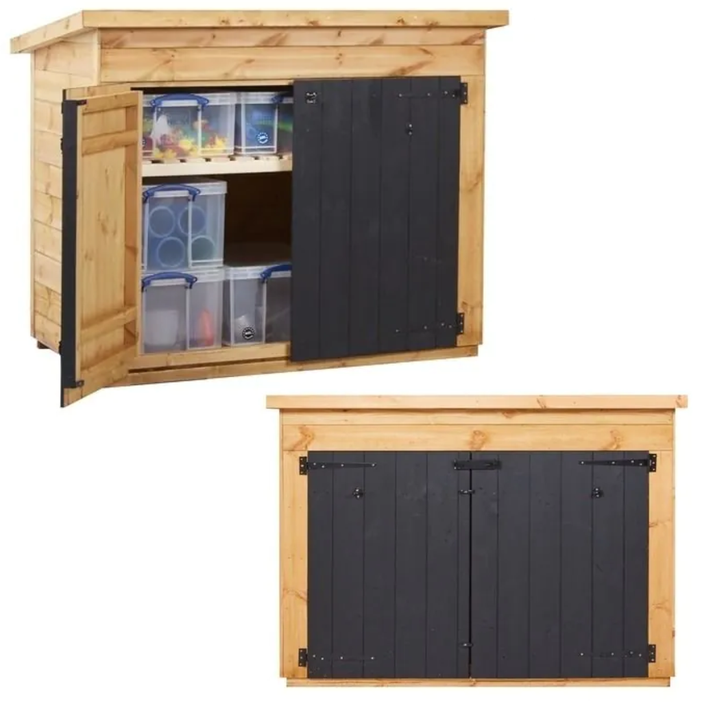 Wooden Outdoor 9 Box Store (3Pk) | ee-supplies.co.uk– Educational ...