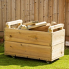 Wooden Outdoor Building Block Cart And Blocks + Cover Wooden Outdoor Building Block Cart And Blocks + Cover | Wooden Construction | www.ee-supplies.co.uk