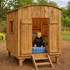 Children’s Outdoor Wooden Shepherds Hut Wooden Outdoor Shepherds Hut | Great Outdoors | www.ee-supplies.co.uk