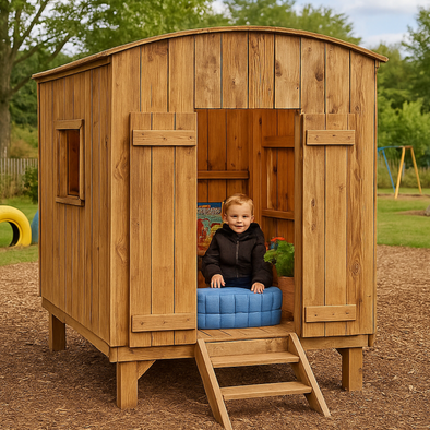 Children’s Outdoor Wooden Shepherds Hut Wooden Outdoor Shepherds Hut | Great Outdoors | www.ee-supplies.co.uk