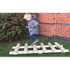 Wooden Outdoor Balance Beam Set Wooden Outdoor Stepping Floor Ladder | Outdoors