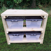 Wooden Outdoor Storage Unit + 4 Tubs Wooden Outdoor Storage Unit + 4 Tubs  |  ee-supplies.co.uk