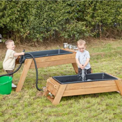 Wooden Outdoor Water Pumps & Tray Set Wooden Outdoor Water Pumps & Tray Set | Wooden Construction | www.ee-supplies.co.uk