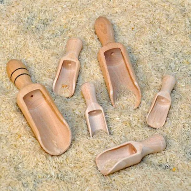 Wooden Scoops - Pack of 6 Wooden Scoops - Pack of 6 | Sand & Water | www.ee-supplies.co.uk