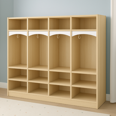 Woodland Cloakroom Storage Unit - Tall Woodland Cloakroom Storage Unit - Tall | www.ee-supplies.co.uk