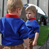 Outdoor Round Mirror Dia 60cm Woodland Mirror Set | Reflections | www.ee-supplies.co.uk