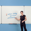 WriteOn® Spacesaver Whiteboards - Magnetic  WriteOn Spacesaver Whiteboard | White Boards | www.ee-supplies.co.uk