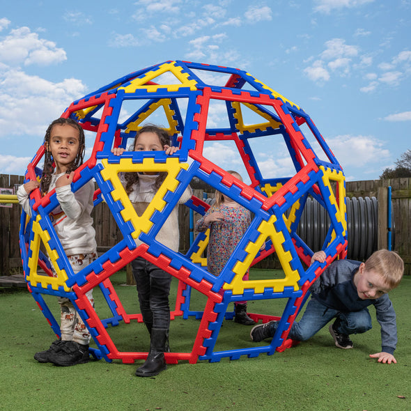 XL Polydron Geo Dome - 62 Pieces XL Polydron Geo Dome - 62 Pieces | Polydron |  www.ee-supplies.co.uk