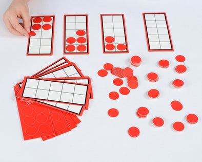 Ten Frames and Counters Cards - Educational Equipment Supplies