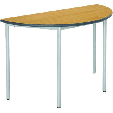 RT45 Premium Stacking Classroom Tables -  Semi-Circular - Bullnose Edge - Educational Equipment Supplies