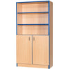 Brook Library Bookcase Cupboard - Flat Top - Educational Equipment Supplies