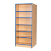 Brook Double Sided Library Bookcase - Flat Top - Educational Equipment Supplies