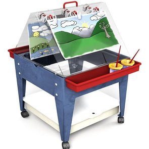 2 Station Easel & Sand-Water Table - Educational Equipment Supplies