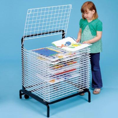 20 Shelf Spring Loaded Painting Drying Rack | Educational Equipment ...
