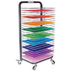 25 Shelf Premium Mobile Painting Drying Rack - Educational Equipment Supplies