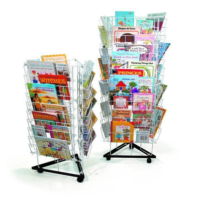 3 Sided Mobile Book Racks - Large - Educational Equipment Supplies