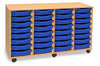 Four Column Tray Storage Unit x 32 Trays 32 Tray Unit | 4 Store | www.ee-supplies.co.uk