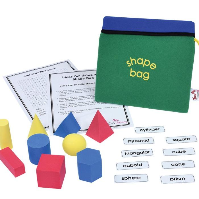 3D Gemotric Soft Shape Learning Bag | Educational Equipment Supplies