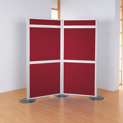 MightyBoard Exhibitor System - 4 Panels 2 Headers - 2000 x 2400mm - Educational Equipment Supplies