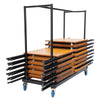 40 x Zlite Horizontal Exam Desk Trolley - Educational Equipment Supplies