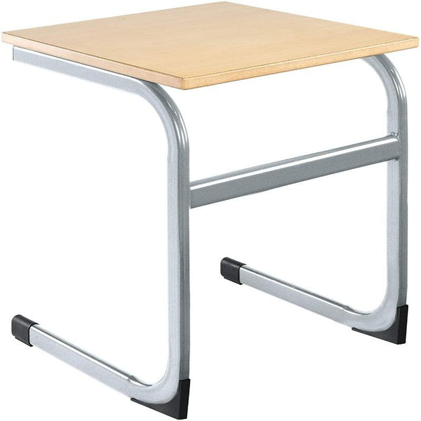Cantilever Euro Table - W600 x D600mm - Bull Nose Edge
